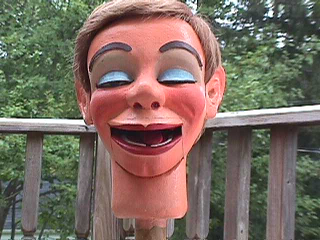Loaded, a ventriloquist figure attributed to Frank Marshall